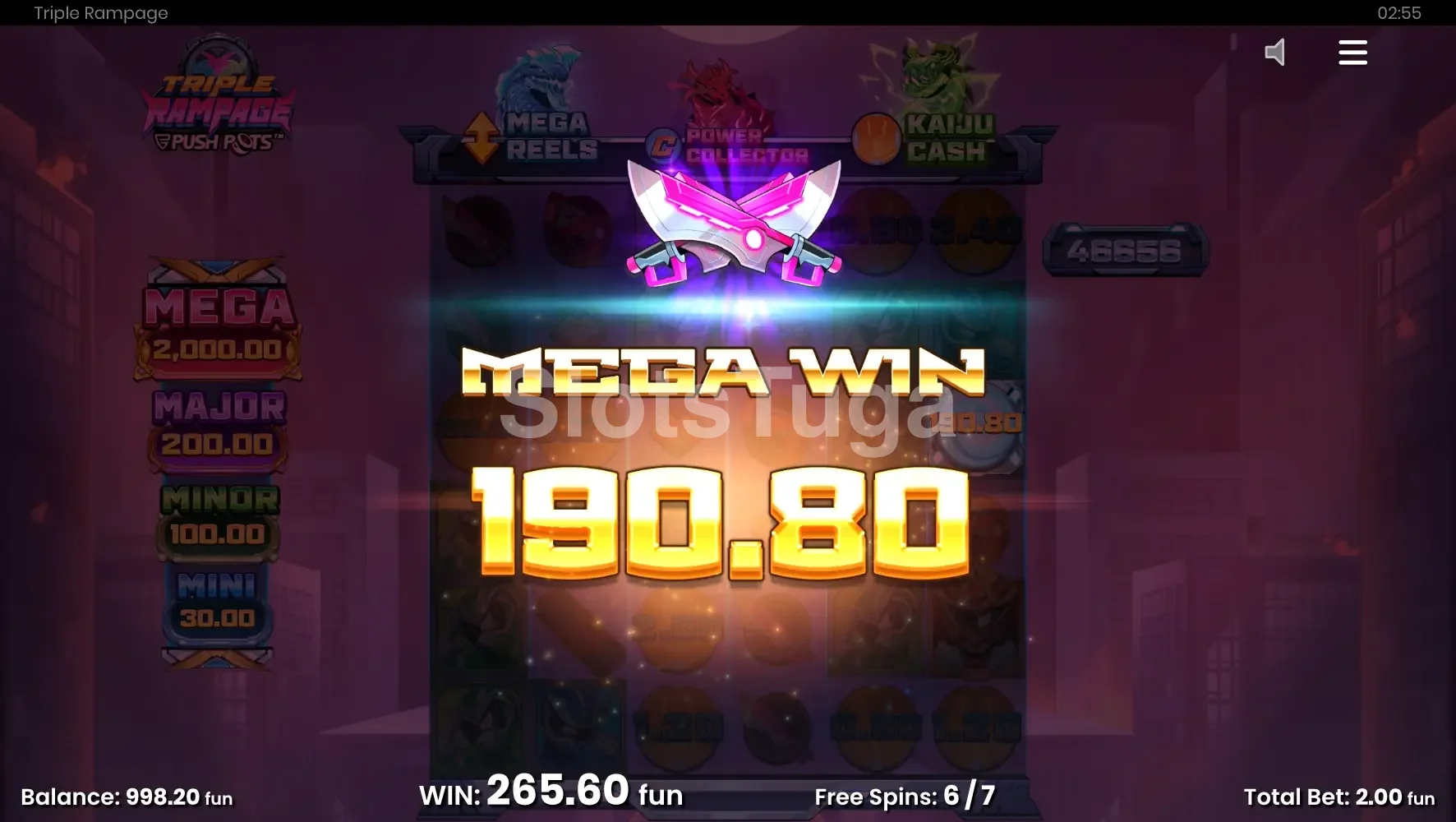 Big win no Triple Rampage com multiplicador expressivo