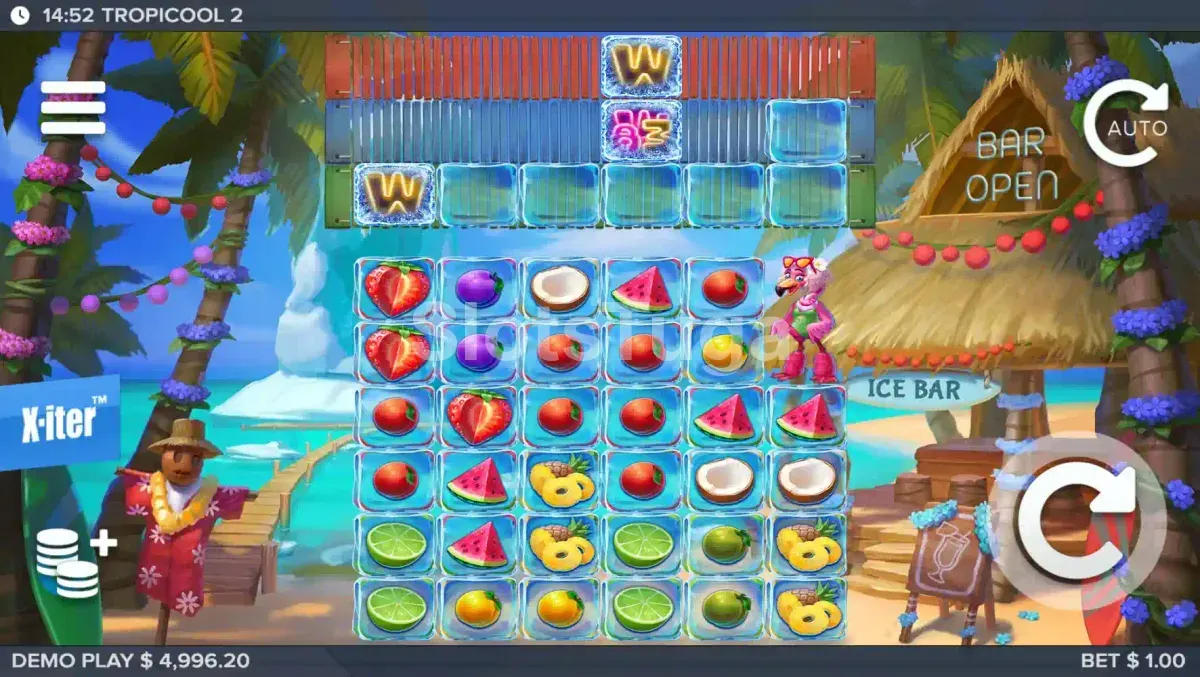 Jogo base do Tropicool 2 com grade 6x6 e personagens