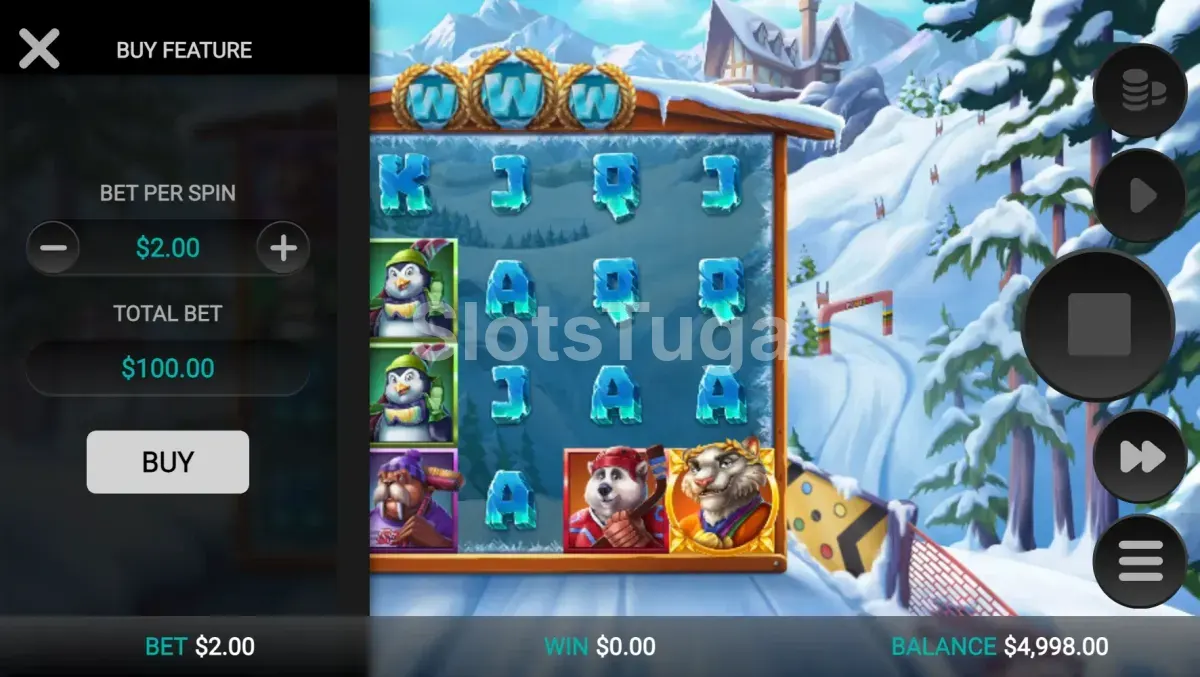Tela de compra de bônus do Winter Champions com as opções disponíveis