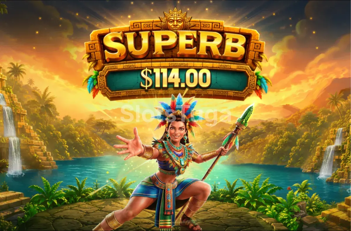Sequência de grande prémio em Wonders of Aztec com multiplicadores somados