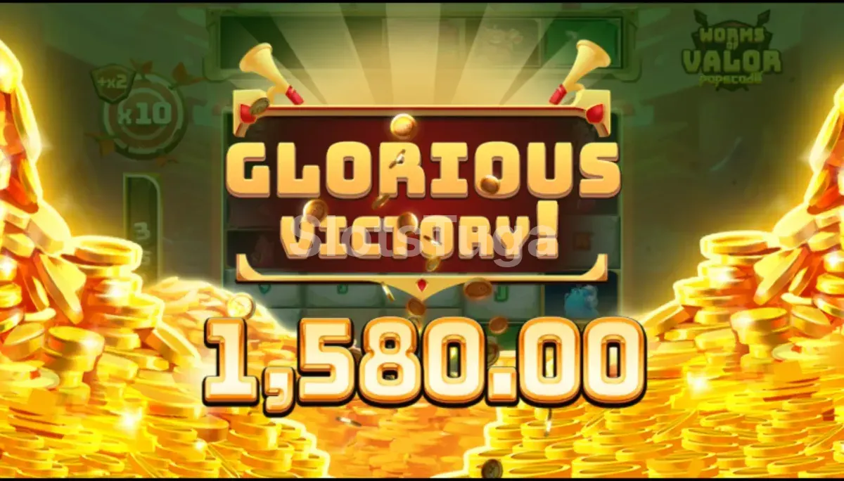 Vitória expressiva registrada na slot Worms of Valor durante os Free Spins