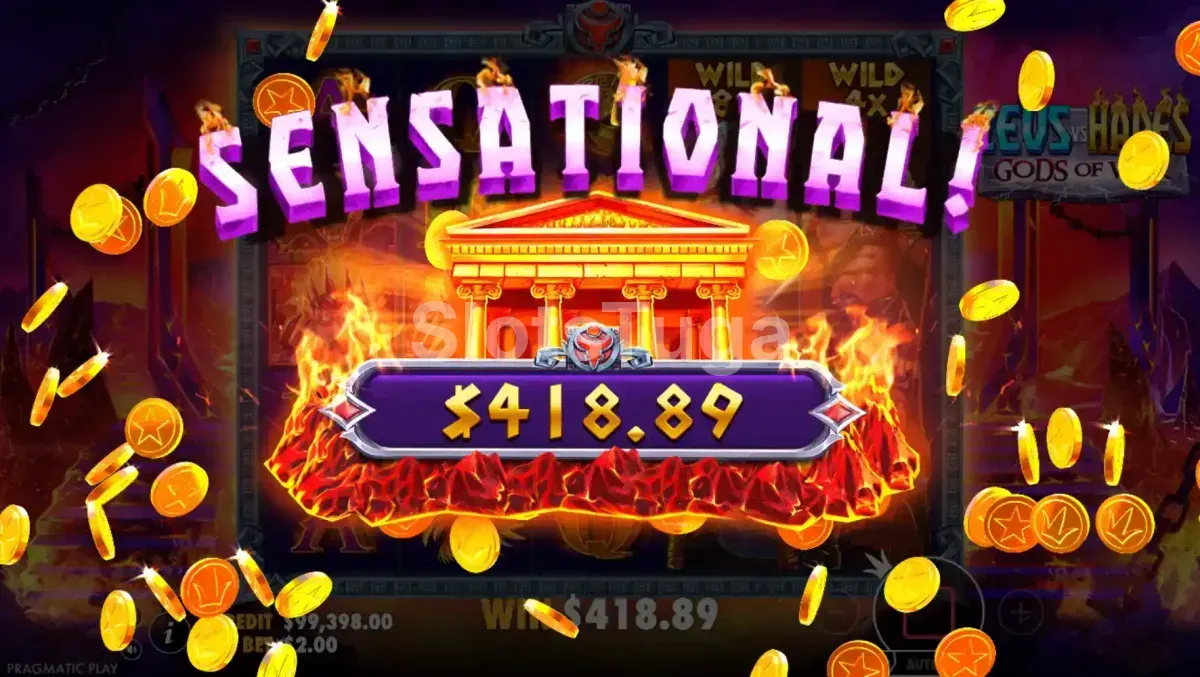 Grande vitória épica na slot Zeus vs Hades com ganhos expressivos